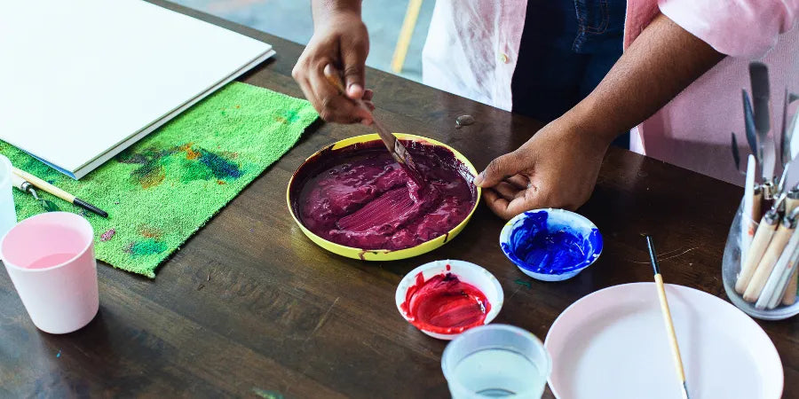 how to make different colours by mixing