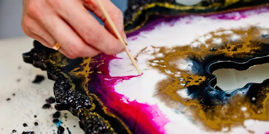 How to Make Free-Form Resin Geodes Artwork?