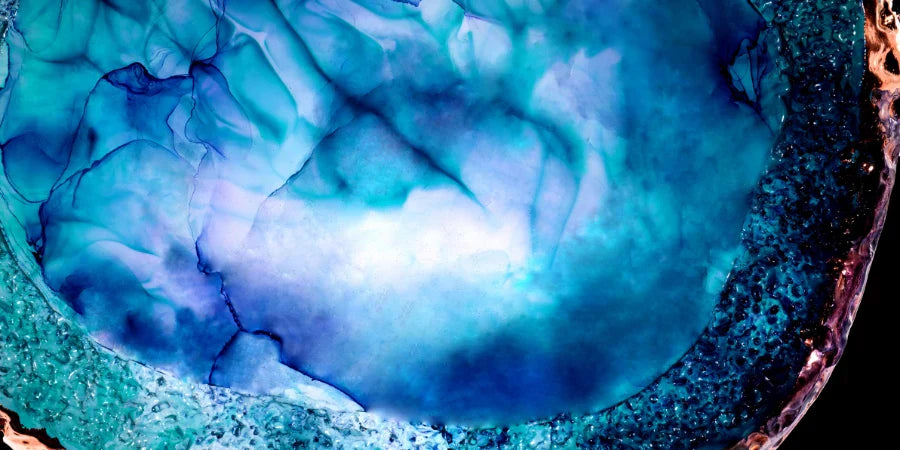 DIY Tutorial: Epoxy Resin Geode Wall Mirror