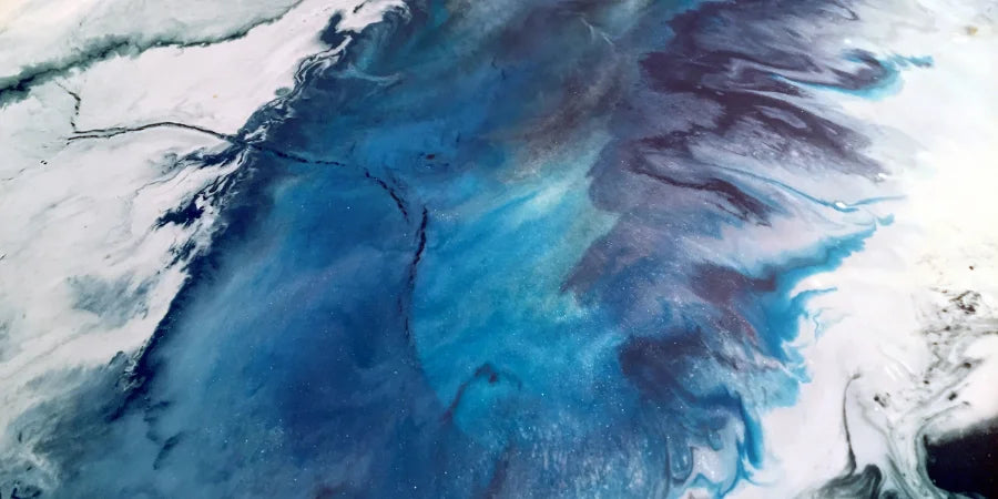 How to Prevent Paint Strokes Visible After Pouring Resin?