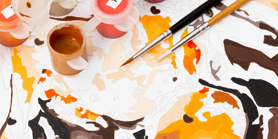 Acrylic Paints on Unfinished Canvas