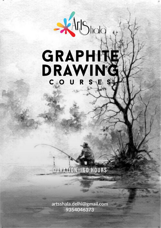 Graphite Drawing Classes 60 Hours duration