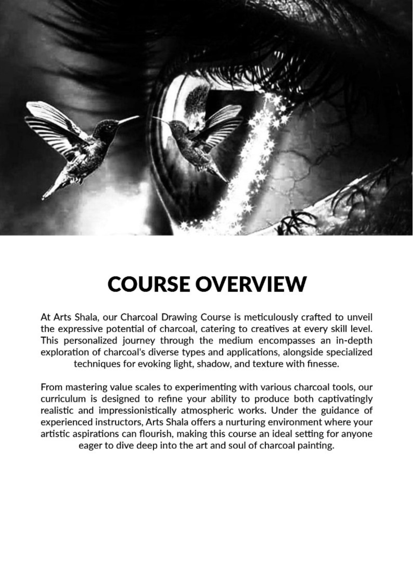 Charcoal Drawing Course Overview