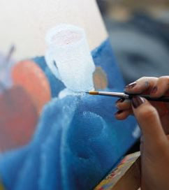 art of painting with Arts Shala