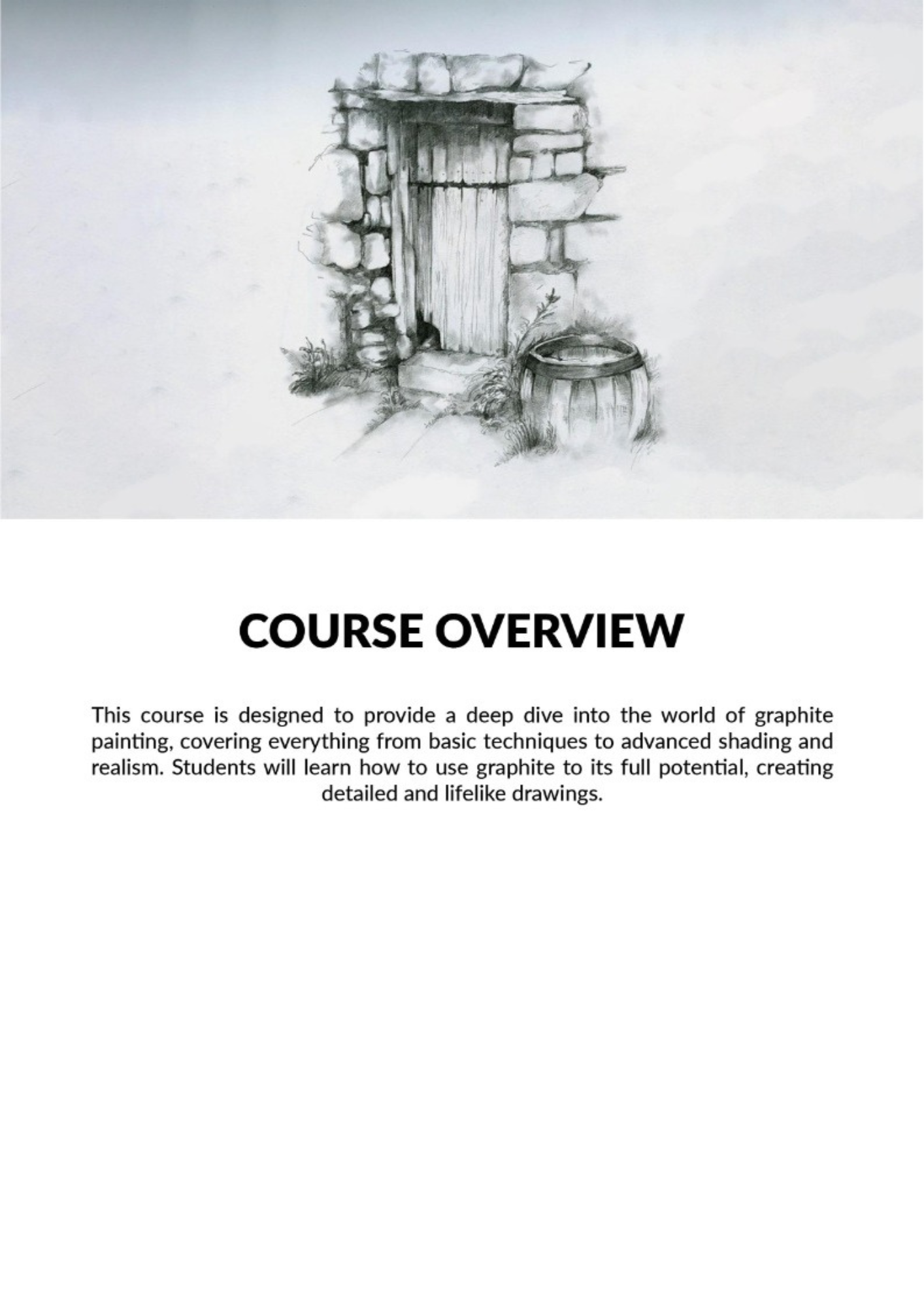 Graphite Painting Course Overview