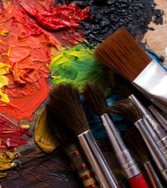 painting techniques at Arts Shala