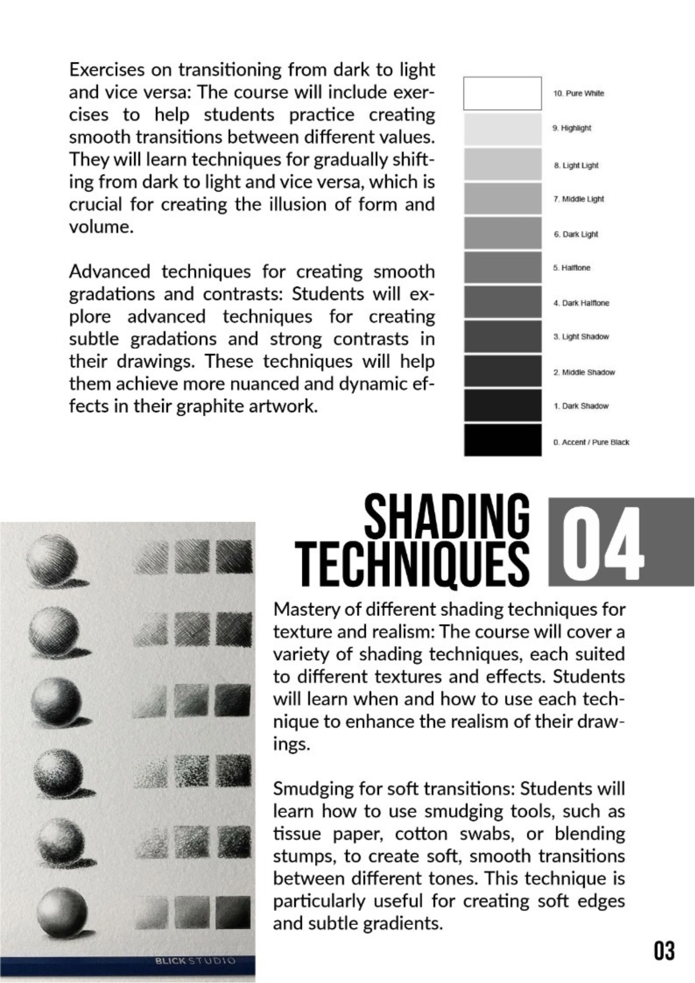 Shading techniques
