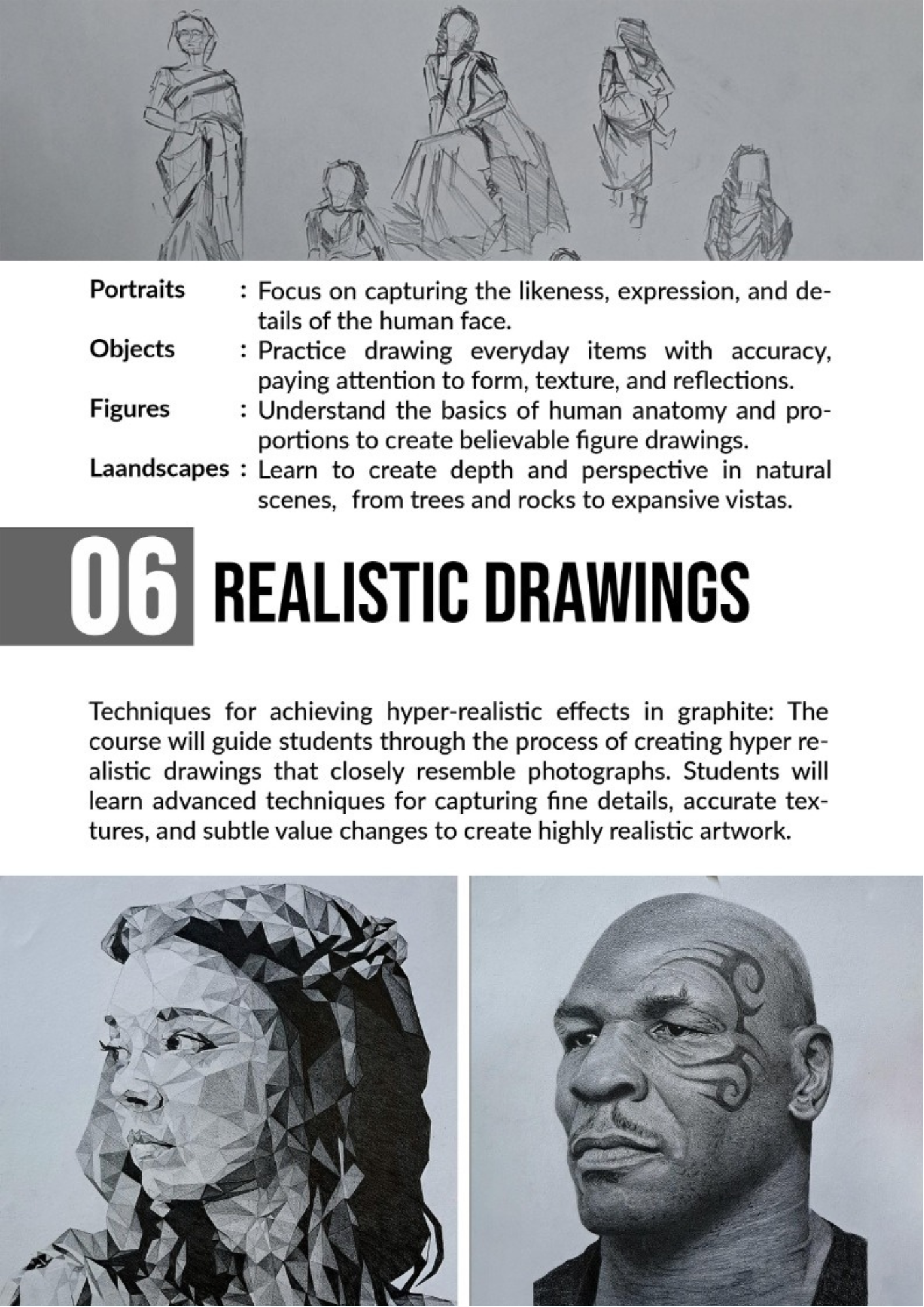 Realistic Graphite Drawing