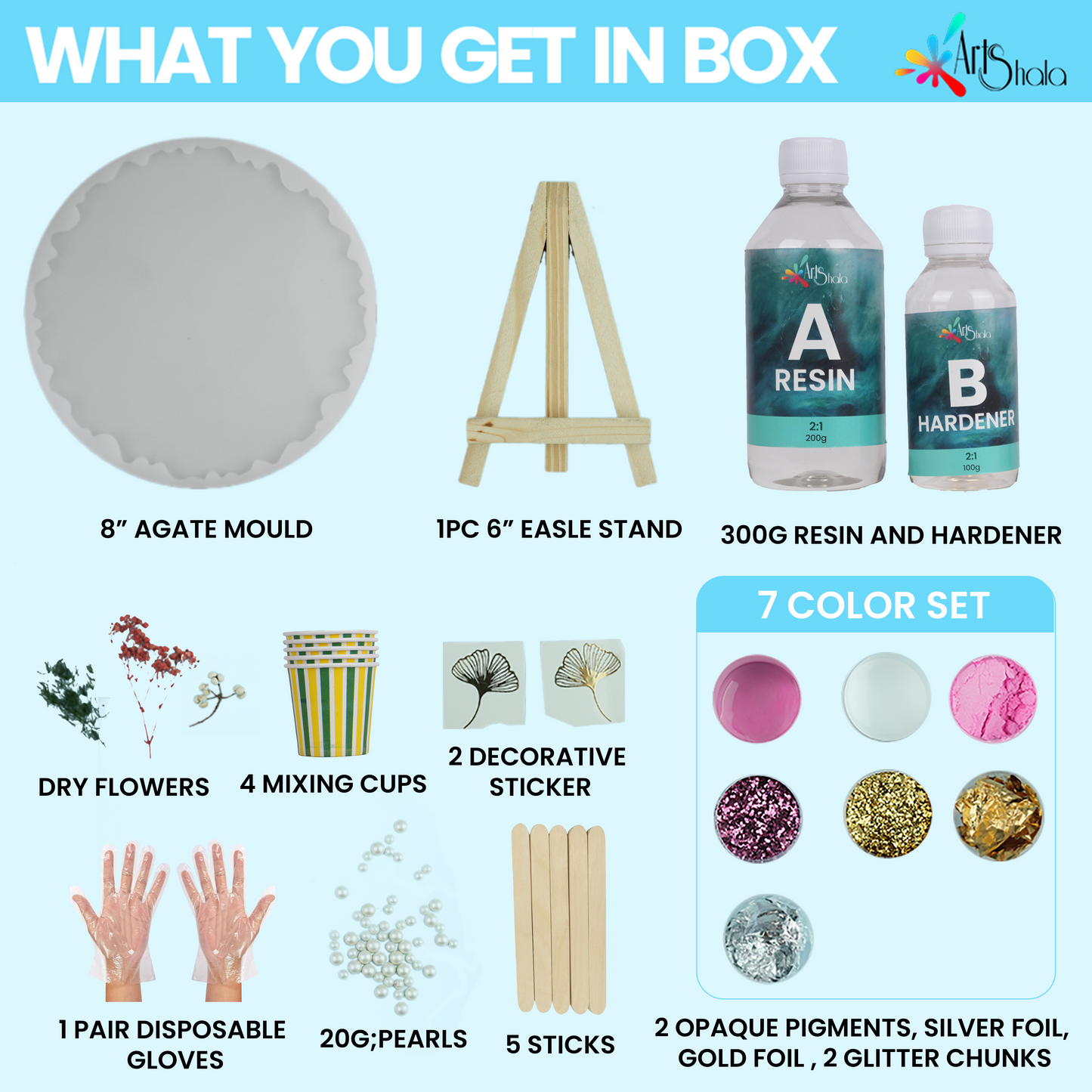 DIY Resin Art Kit Resin Agate Kit Resin