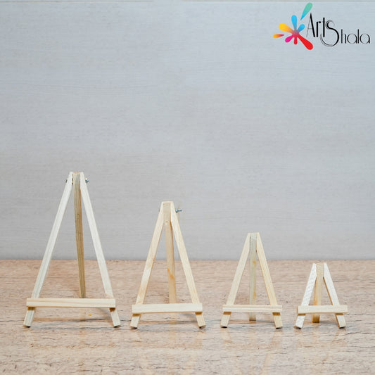 ARTS SHALA Mini Wood Display Easel Stand