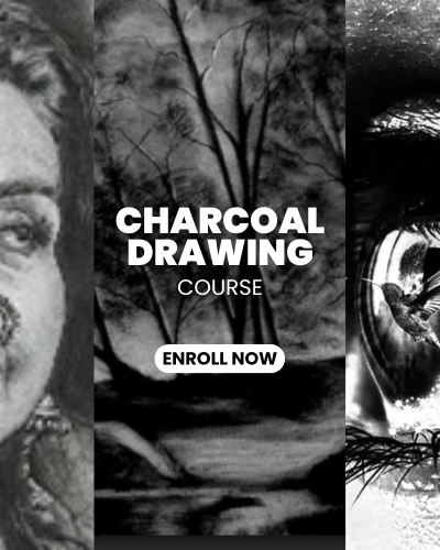 Charcoal Drawing Course Banner