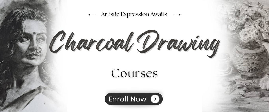 Charcoal Drawing Banner