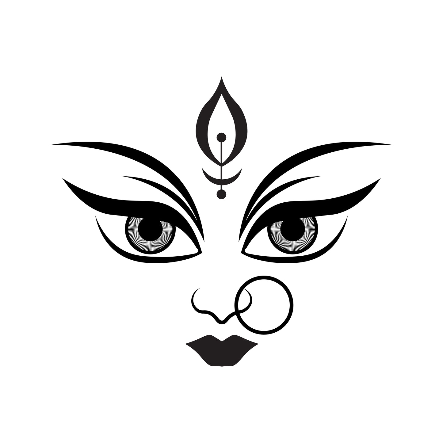 Maa Durga Stylish Creative