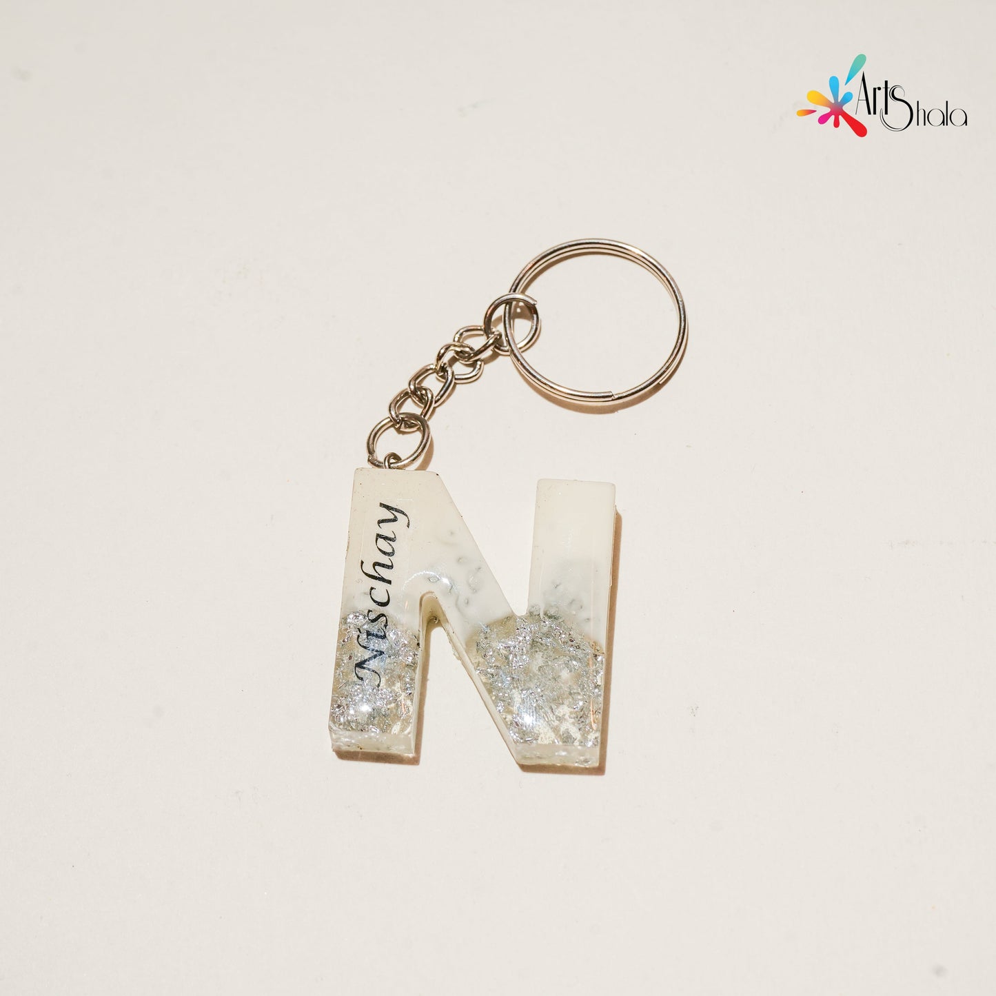 N letter Keychain with Customised name