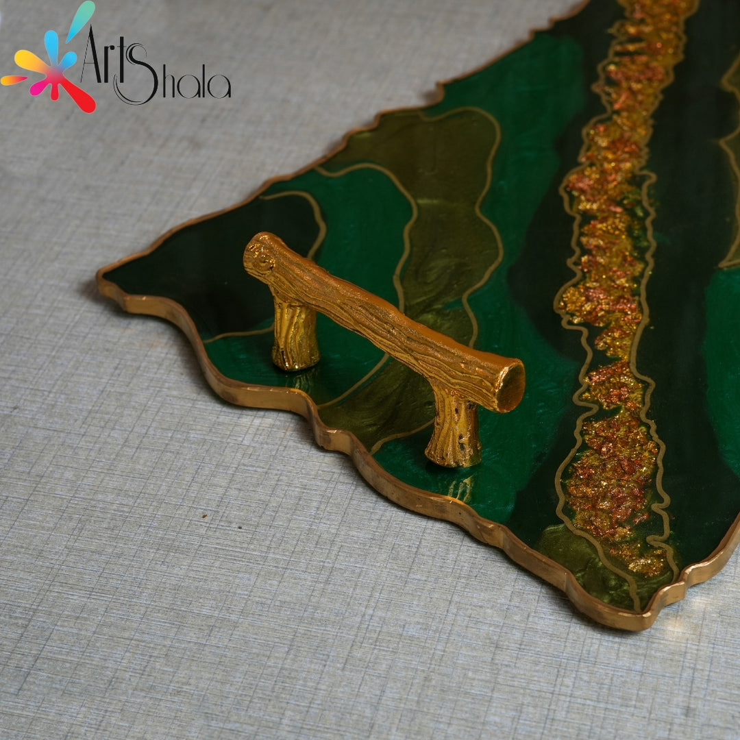 Golden T-Shaped Metal Tray Handle