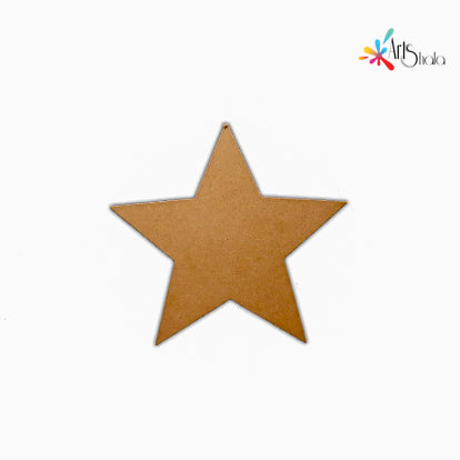Star Shaped MDF Cutouts