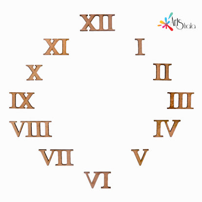 ARTS SHALA 12 Pcs (I to XII)