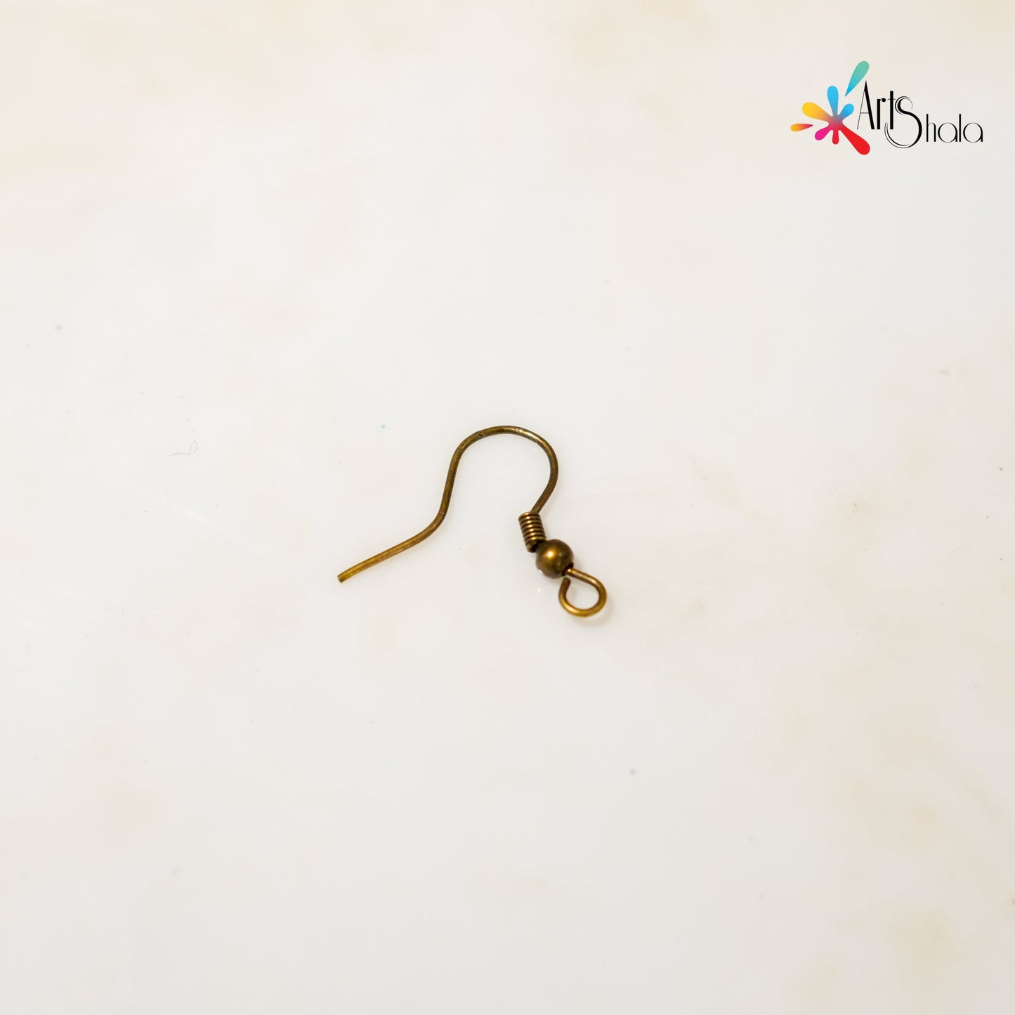 Earrings metal hook Golden