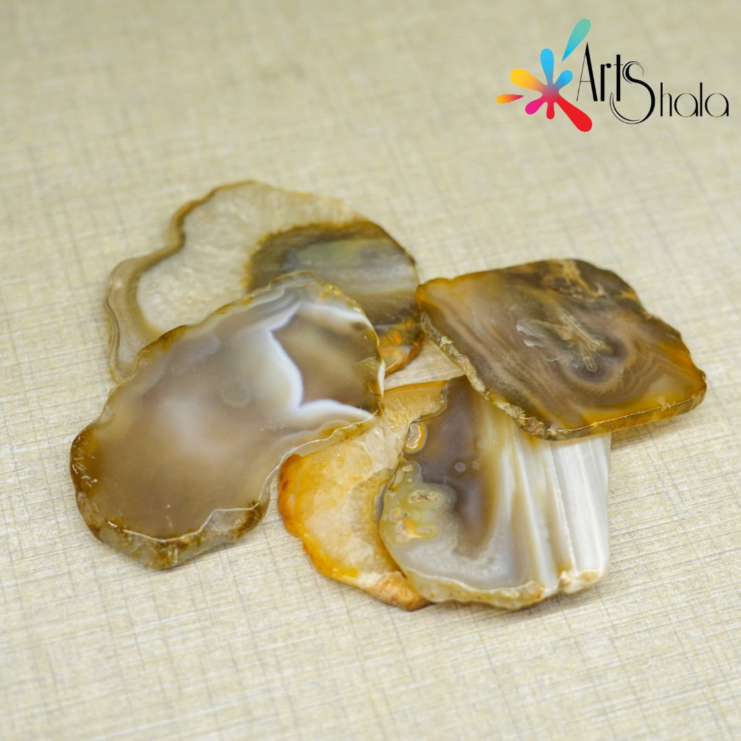 Yellow Agate Coaster