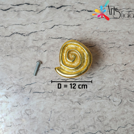 ARTS SHALA Spiral-Shaped Metal Tray