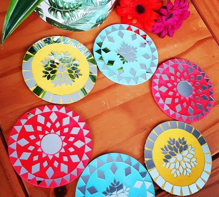 Mirror Mosiac Coasters (2)