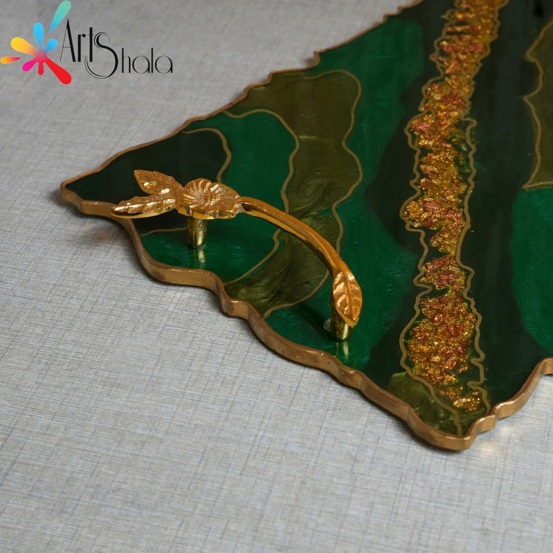 Buy one leaf Metal Tray Handle