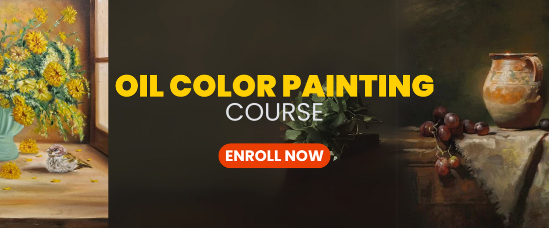 Oil Color Painting Course Banner
