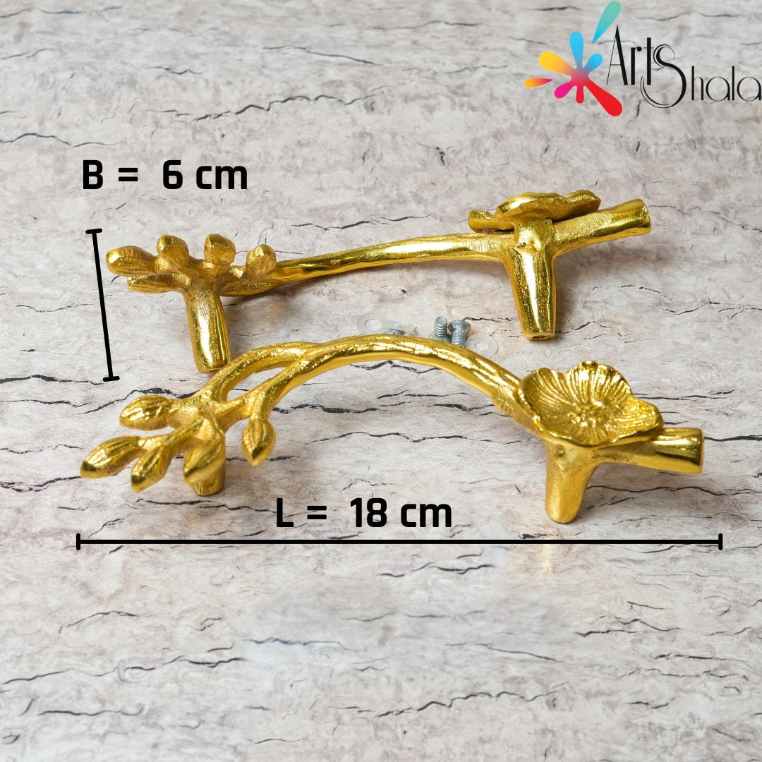 Multi-Leaf Metal Serving tray handle