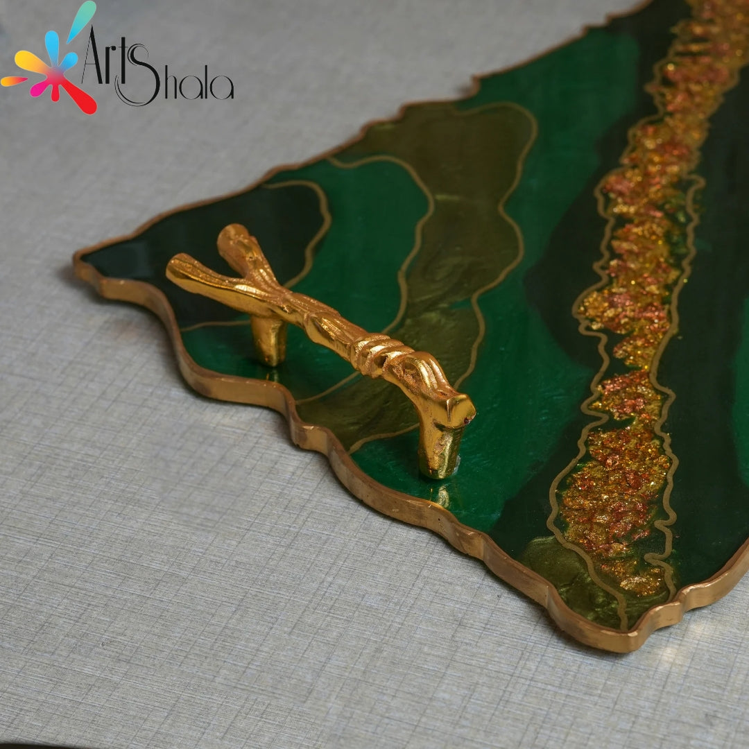 Tree Branch Metal Tray handle