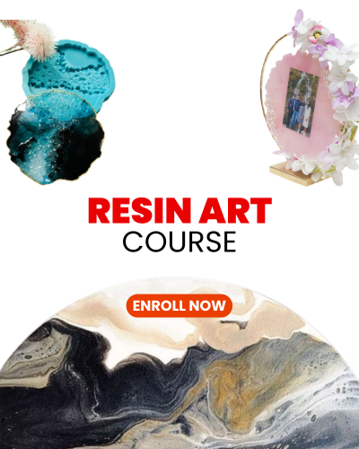 Resin Art Course Enroll Now Banner