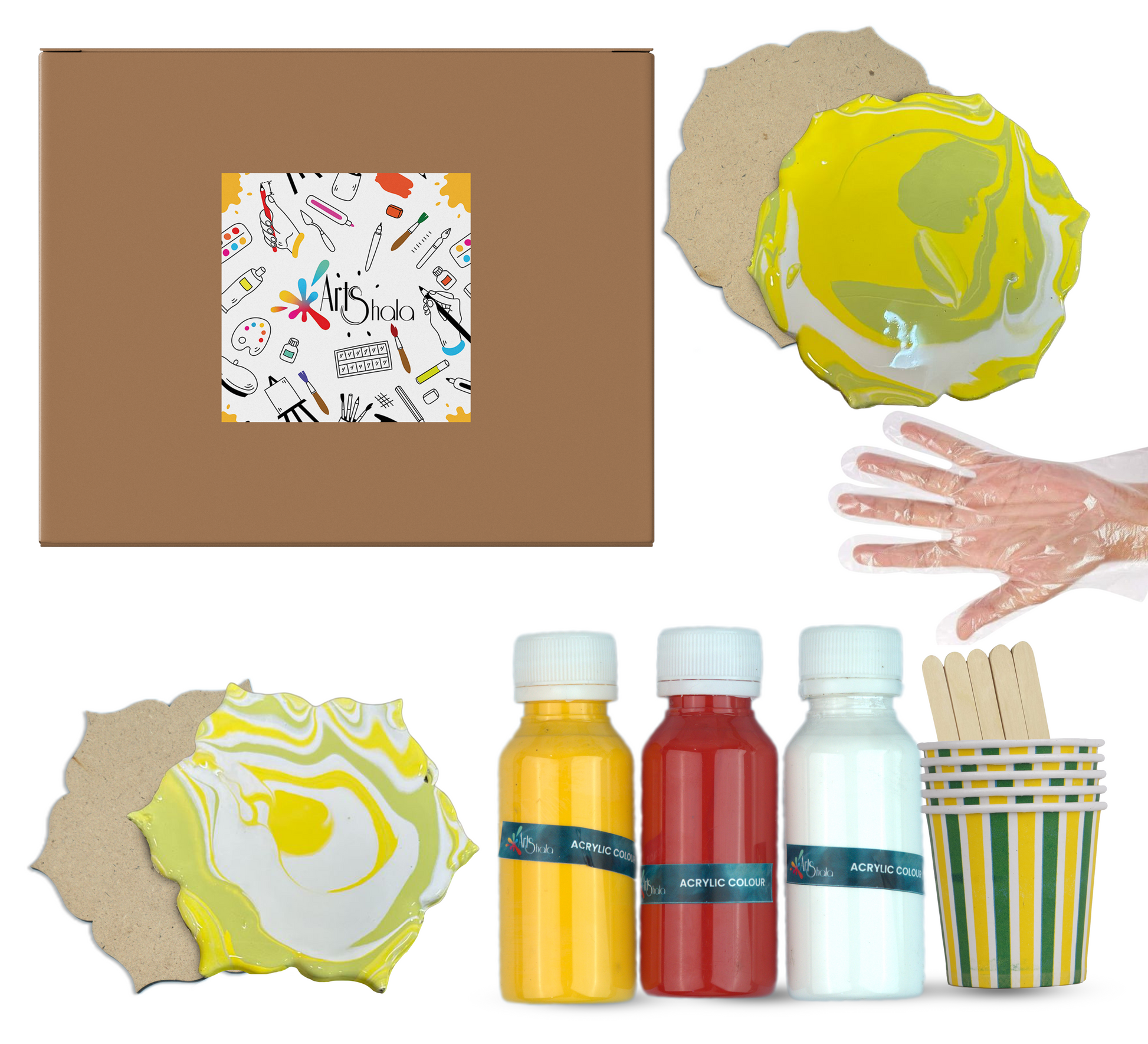 Acrylic Kit by Arts Shala