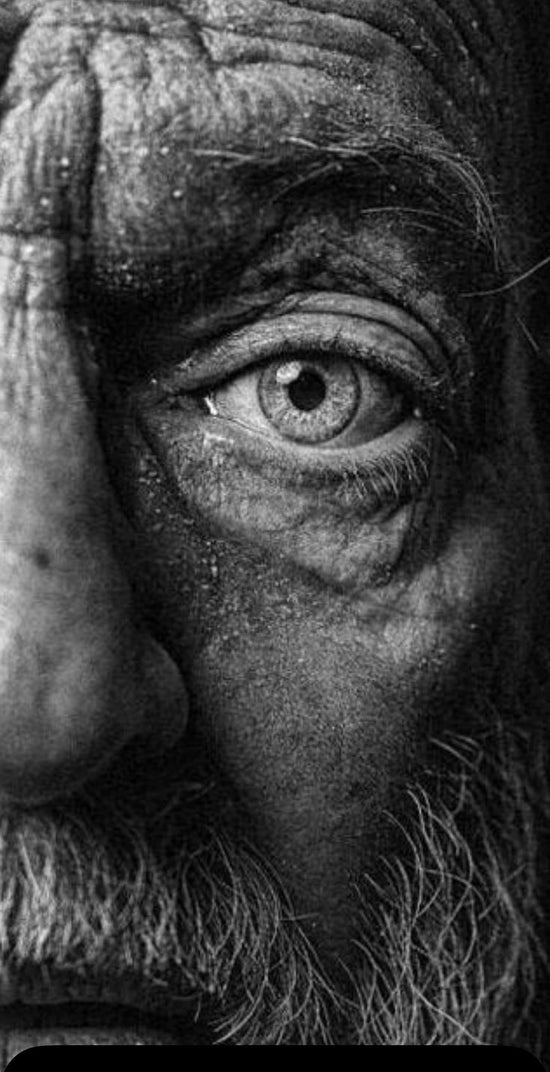 Old Man Pencil Drawing