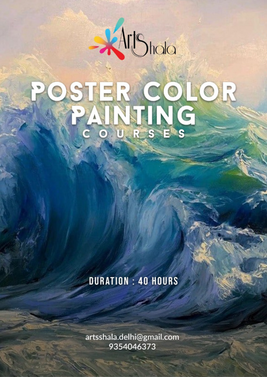Poster Color Paiting 40 hours course