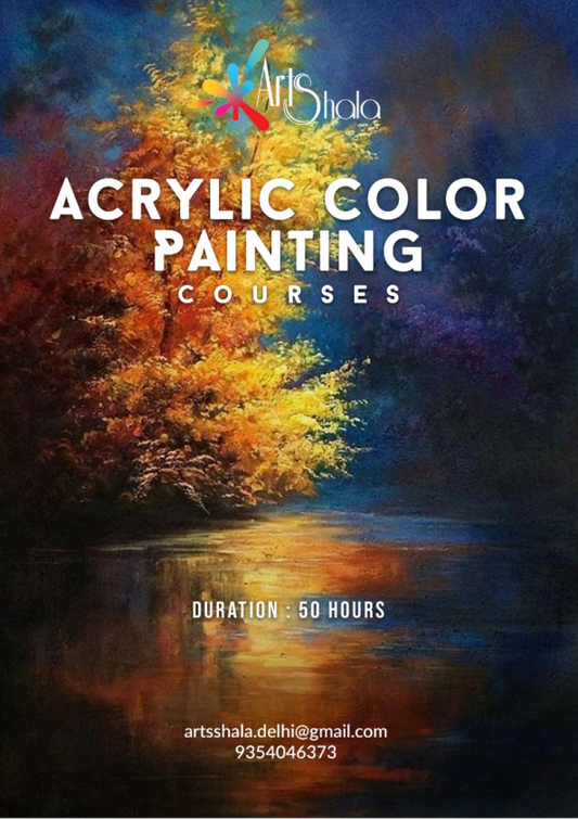 Acrylic Color Painting Course 50 hours duration