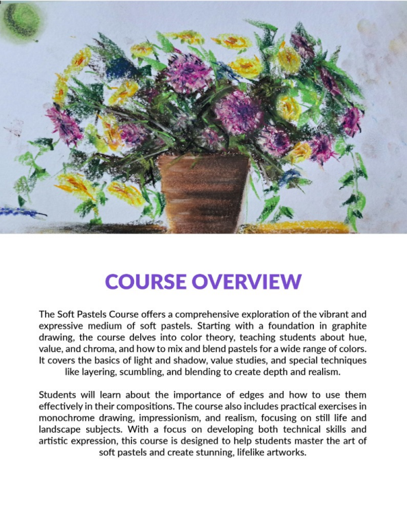 Soft pastel Course Overview