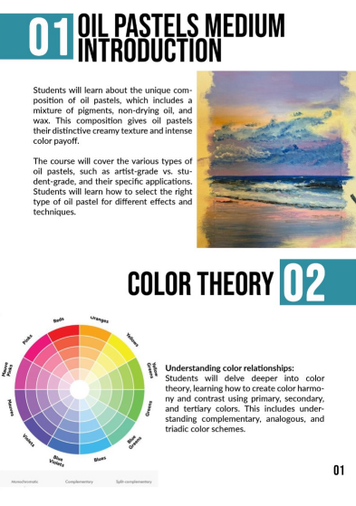 Oil Pastel Medium Introduction