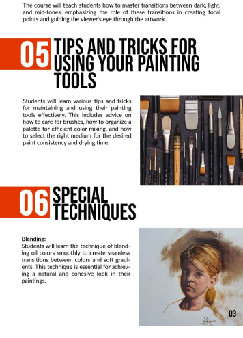 Painting tools and Techniques