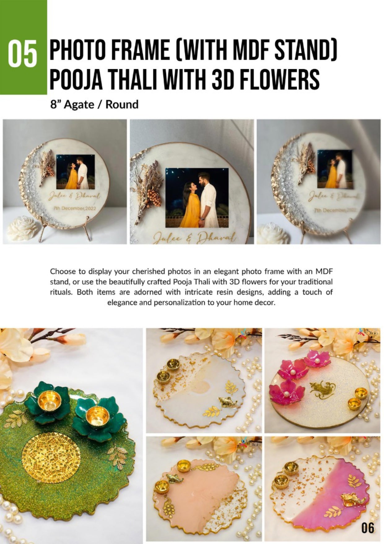 Photo Frame with MDF Stand