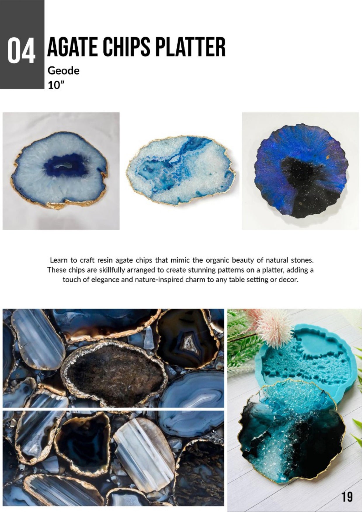 Agate Chips Platter