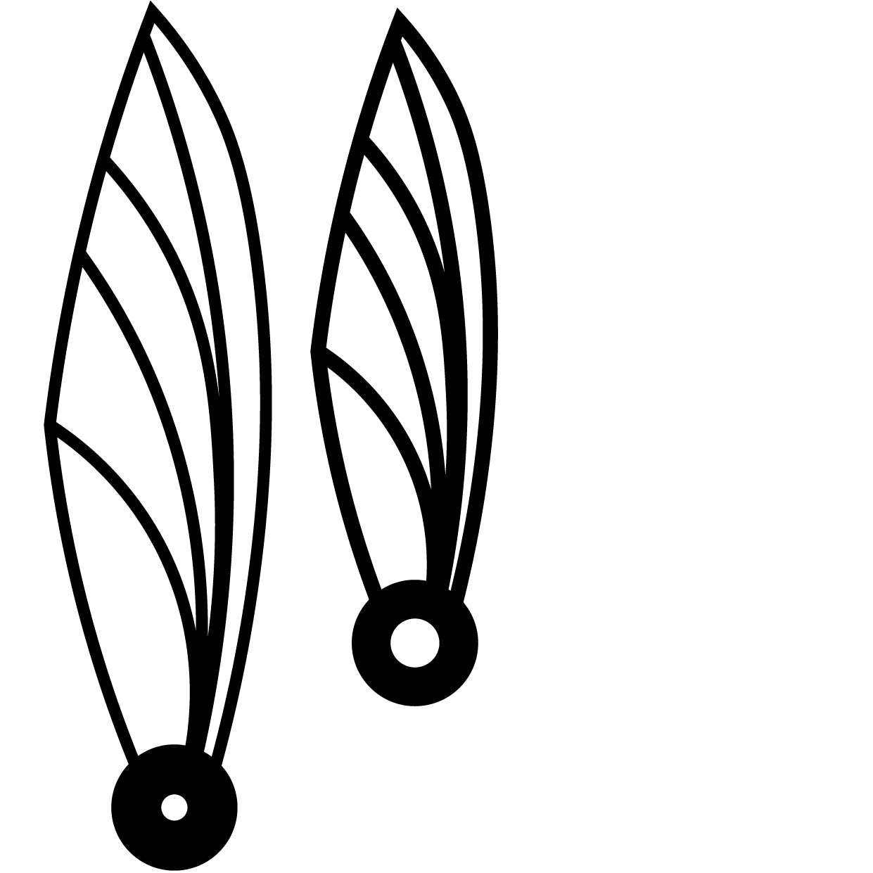 Black Monstera Leaf CDR Vector