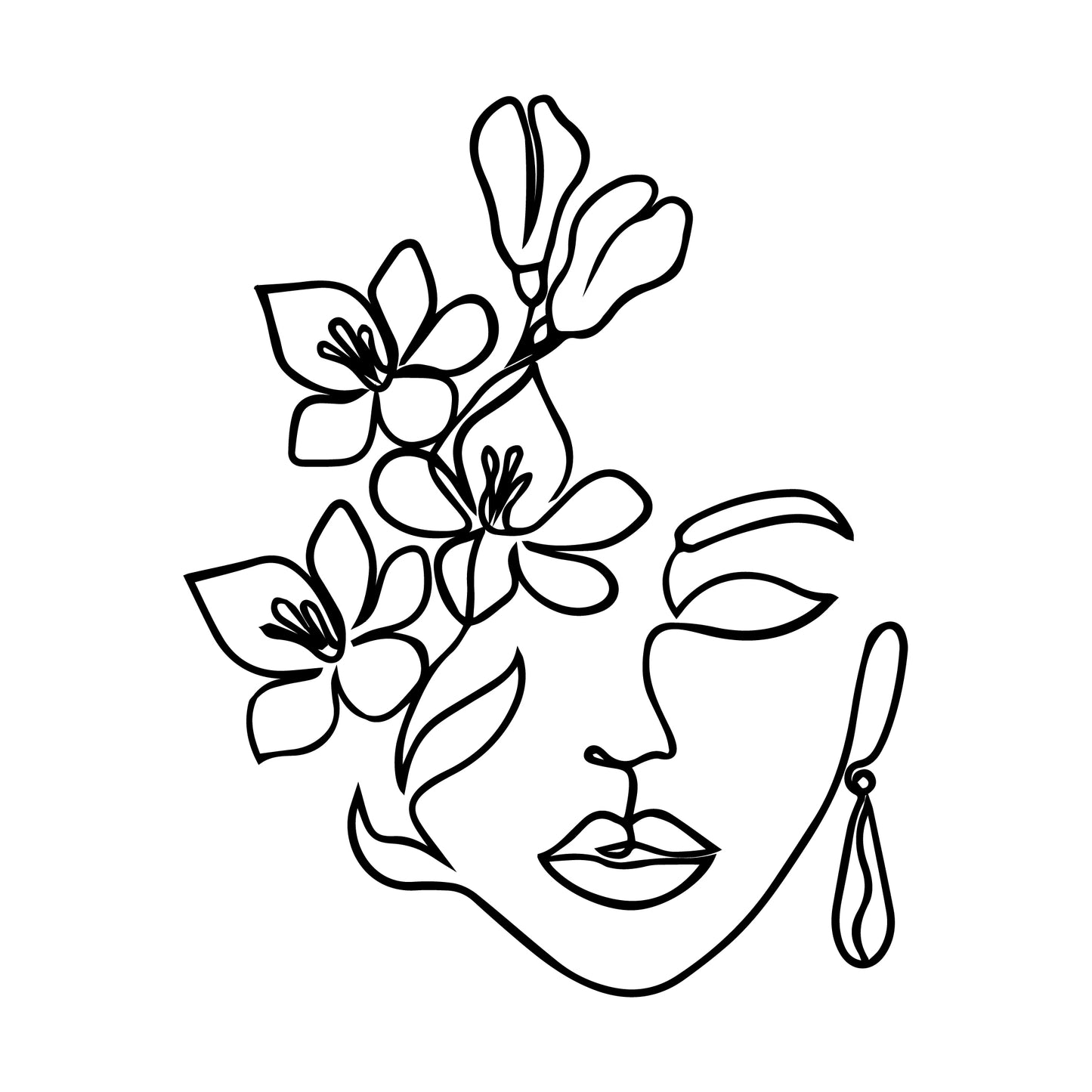 Fashionable Woman Illustration CDR vector