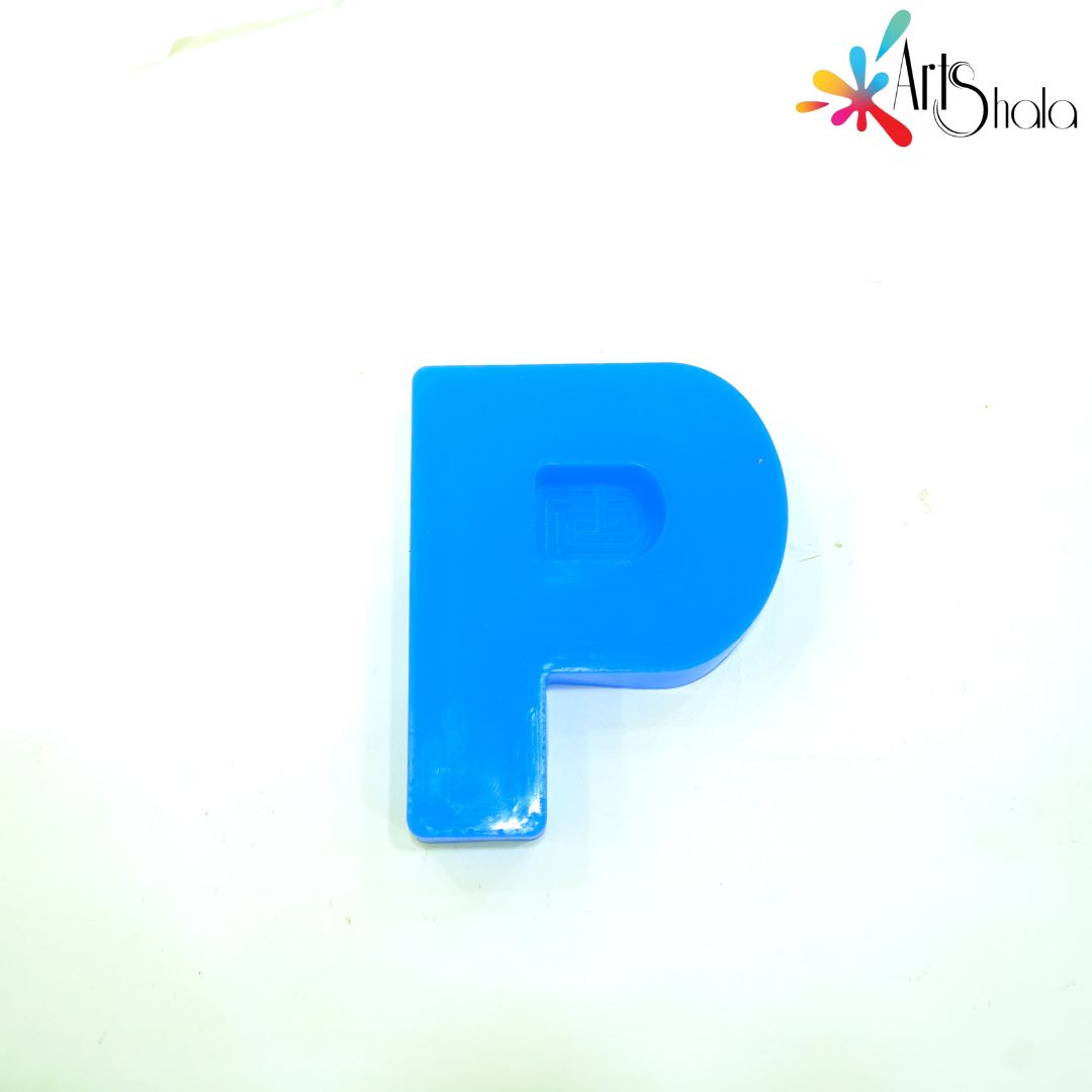 Uppercase Letter P Silicone Mould
