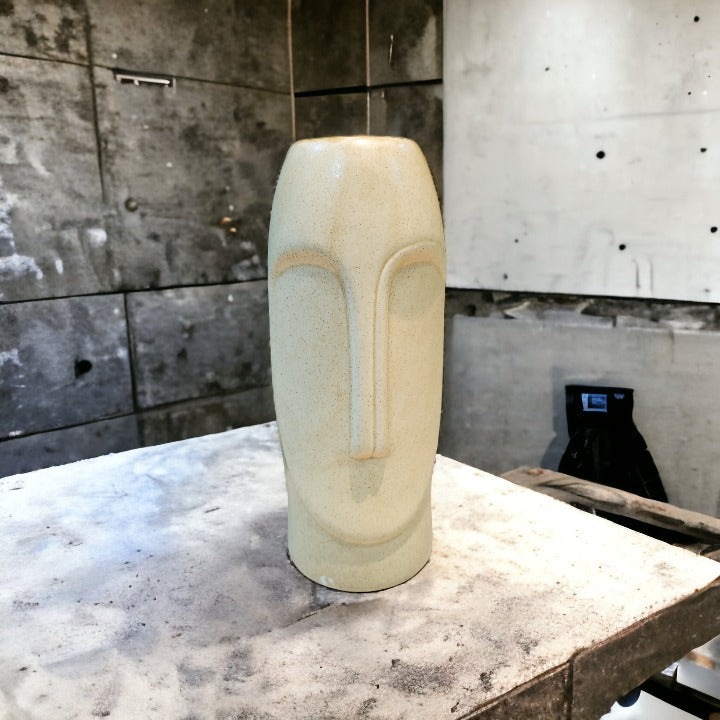 Abstract Ceramic Face Vase 2