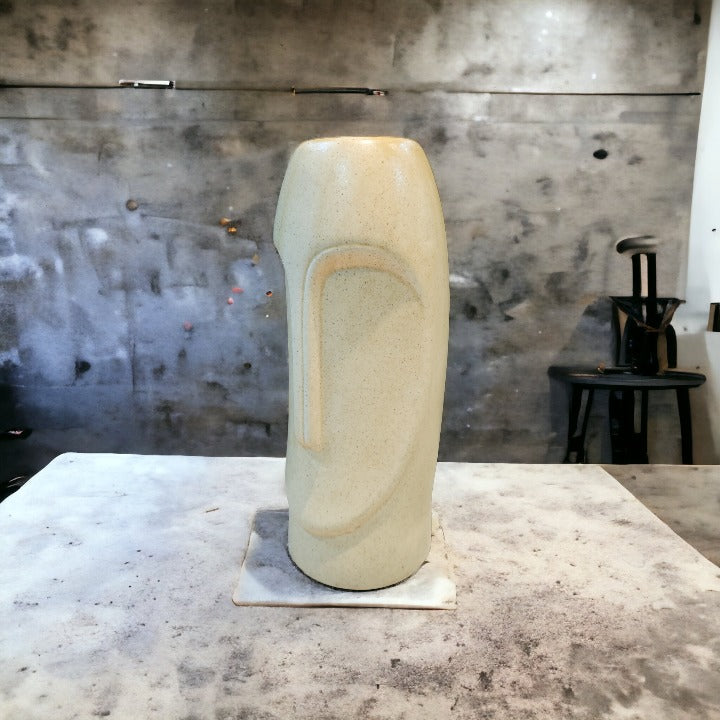 Nordic Ceramic Face Vase