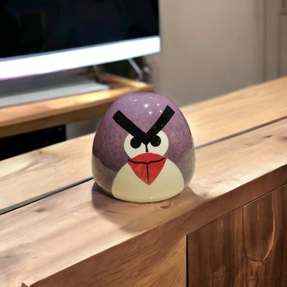 Purple Angry Birds Piggy Bank