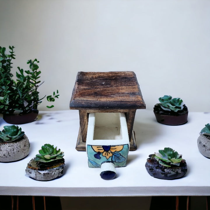 Wooden Ceramic Chest Drawer