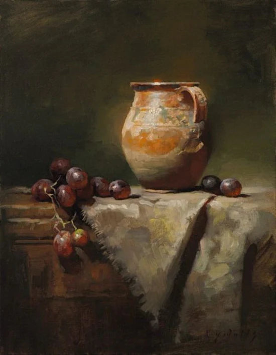 Mug Oil Color Painting