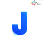 Uppercase Letter J Silicone Mould