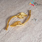 Double Leaf Epoxy Metal Handle Golden