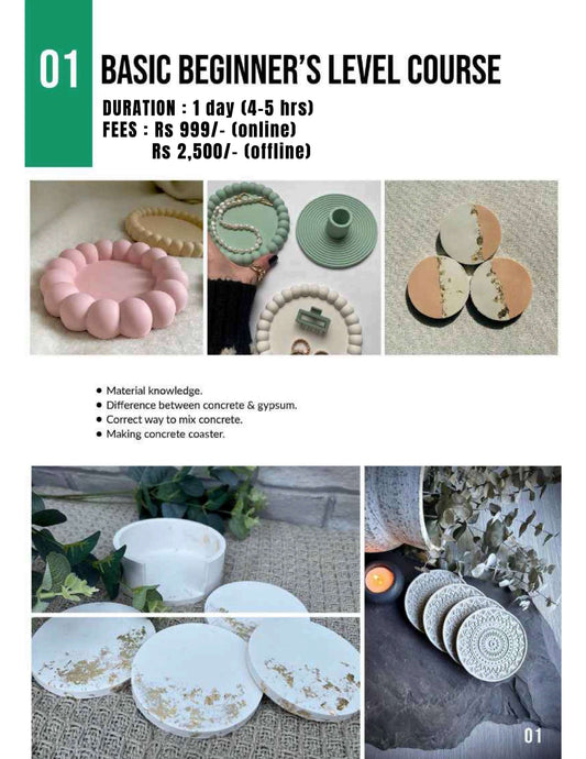 Concrete Basic Beginner's Level Course